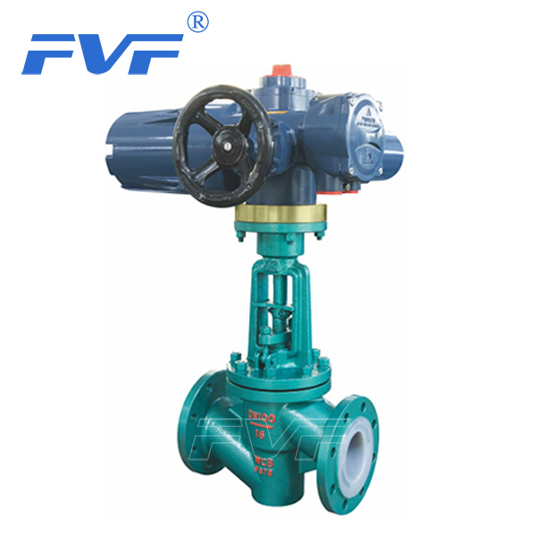 Electric Actuated FEP Lined Globe Valve
