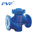 FEP Lined Lift Through-Way Check Valve