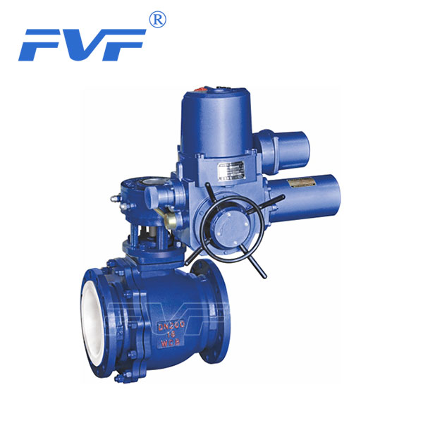 Fluorine-Lined Electric Ball Valve