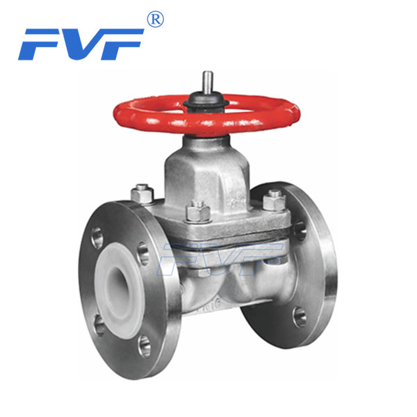Lined Stainless Steel Diaphragm Valve