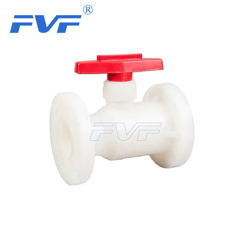 PVDF Plastic Flanged Ball Valve