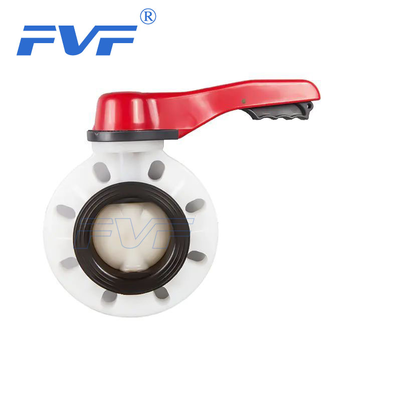 PVDF Wafer Lever Butterfly Valve