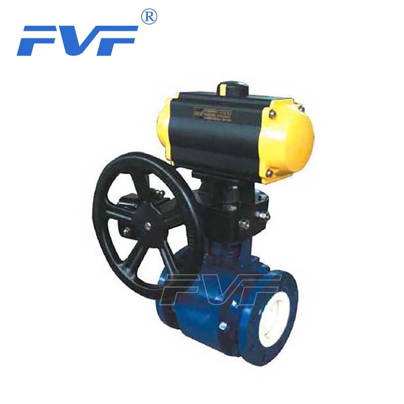 Manual And pneumaict Integrated Ceramic Lined Ball Valve