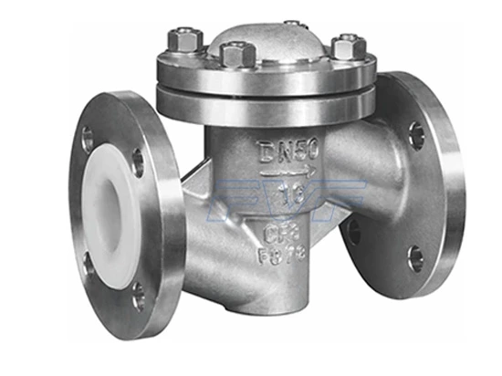 Structural Classification Of Fluorine-lined Check Valves