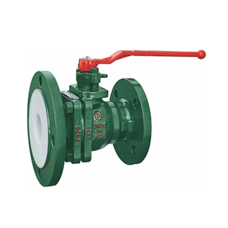 Fluorine Lined Discharge Ball Valve