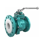 PFA Lined Discharge Ball Valve