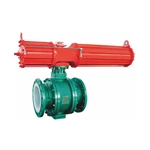 PFA Lined Pneumatic Ball Valve