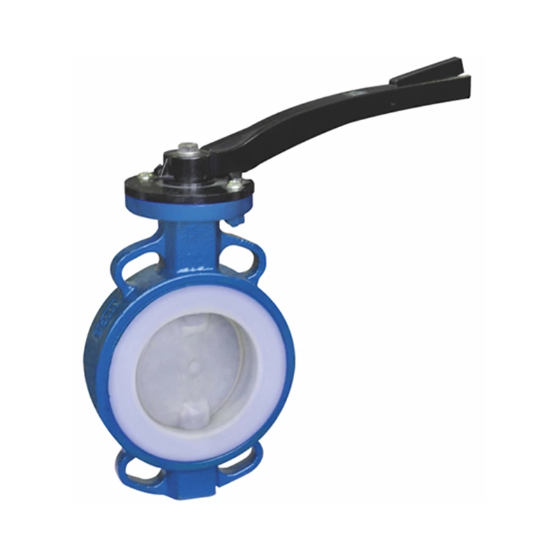 PFA Lined Wafer Type Butterfly Valve