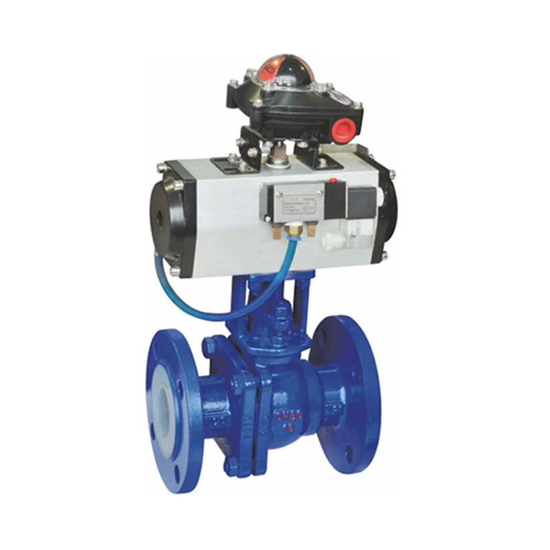 Pneumatic Ball Valve With PTFE PFA FEP Lining