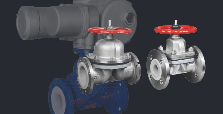 Lined Diaphragm Valve