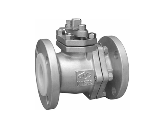 Fluorine Lined Ball Valve Application