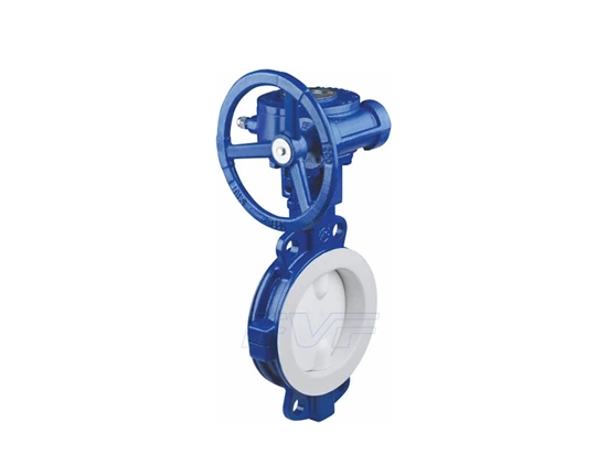 Wafer Type Fluorine Lined Butterfly Valve Actuator