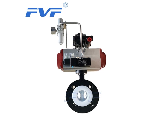 How Many Degrees Celsius Can The Fluorine-lined Butterfly Valve Withstand?